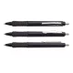Golyóstoll nyomógombos 0,8mm, műanyag fekete test Apollo K, írásszín fekete