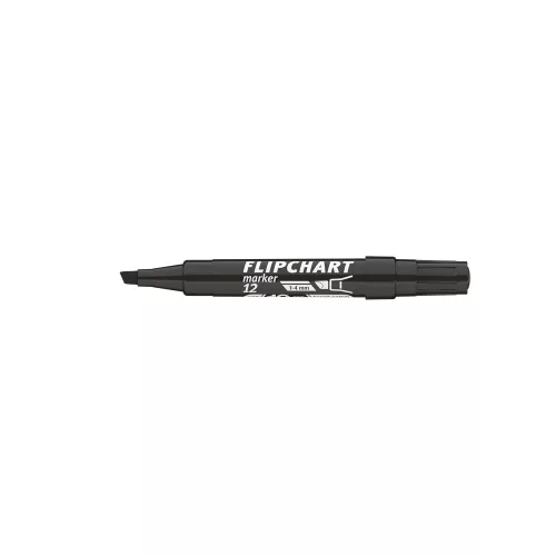 Flipchart marker vízbázisú 1-4mm, vágott Artip 12 fekete