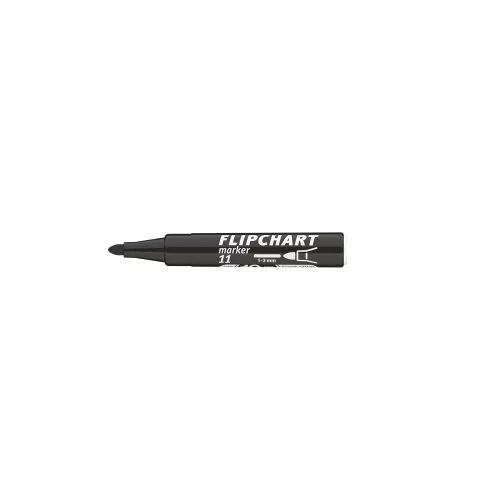 Flipchart marker vízbázisú 3mm, kerek Artip 11 fekete