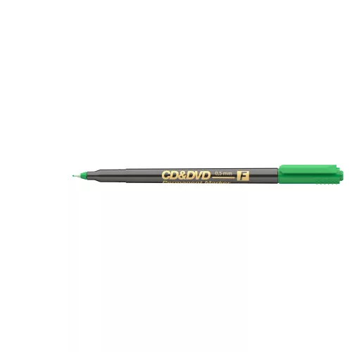 Alkoholos marker 0,5mm, CD/DVD F Ico, zöld