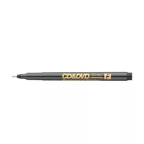 Alkoholos marker 0,5mm, CD/DVD F Ico, fekete