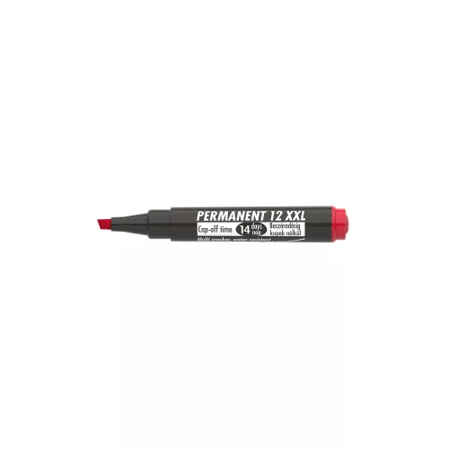 Alkoholos marker 1-4mm, vágott Ico 12XXL piros