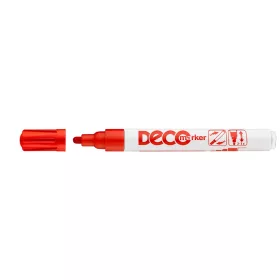 Lakkmarker, decomarker 2-4mm, kerek Ico piros