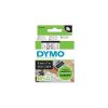 Feliratozógép szalag Dymo D1 S0720780/43613 6mmx7m, ORIGINAL, fekete/fehér