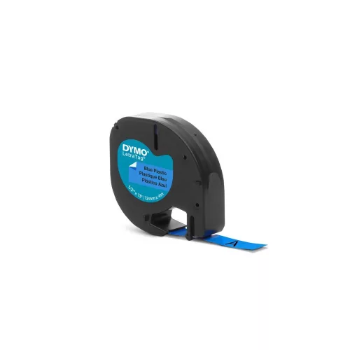 Feliratozógép szalag Dymo Letratag S0721650/59426 12mmx4m ORIGINAL kék