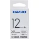 Feliratozógép szalag kompatibilis XR-12WE1 12mmx8m Casio fekete/fehér