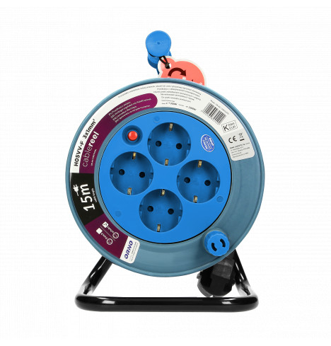 Orno OR-AE-1339/T(GS) 15m-es Kábeldobos Hosszabbító