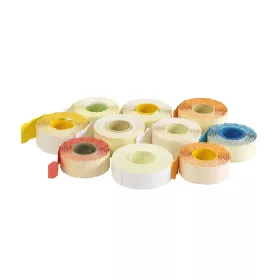   Árazószalag folyamatos 20mm, 14,5m 10 tekercs/csomag, fehér