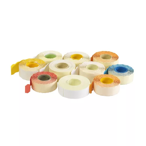 Árazószalag folyamatos 20mm, 14,5m 10 tekercs/csomag, fehér