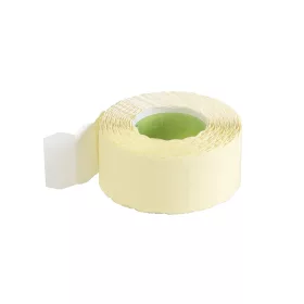 Árazószalag 25x12mm, stancolt 10 tekercs/csomag, fehér