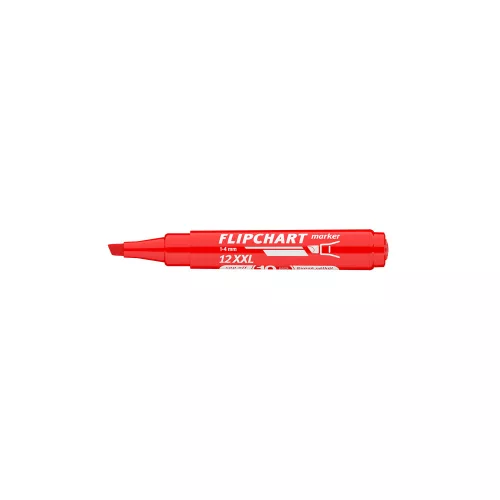 Flipchart marker vízbázisú 1-4mm, vágott Artip 12XXL piros