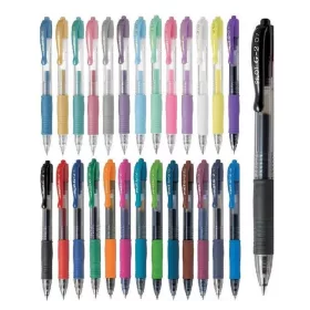 Zseléstoll 0,5mm, nyomógombos Pilot G-2, írásszín piros