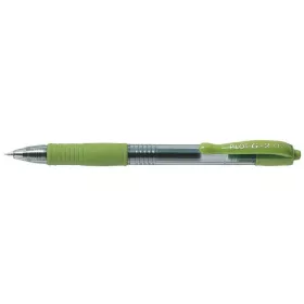   Zseléstoll 0,7mm, nyomógombos Pilot G-2, írásszín lime zöld