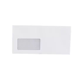   Boríték LC6/5 enyvezett bélésnyomott bal ablakos 45x90mm 114x229mm B20A15 Bluering® fehér