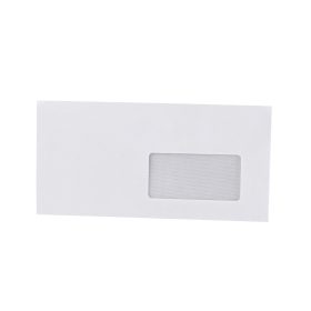   Boríték LA4 enyvezett bélésnyomott jobb ablakos 45x90mm 110 × 220mm J28A20 Bluering® fehér