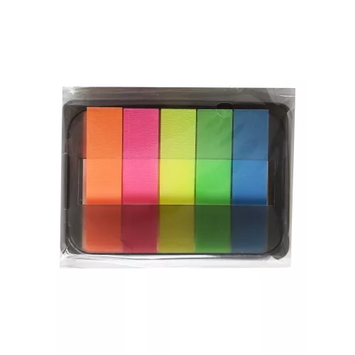 Jelölőcímke 12x50mm, 5x25lap, műanyag adagolóban Bluering®