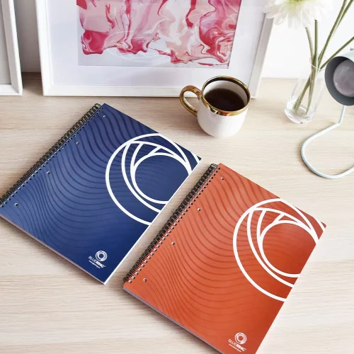 Spirálfüzet A4, 80lap, perforált lyukasztott Bluering® vonalas