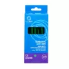 Golyóstoll 0,8mm, nyomógombos műanyag zöld test, S88, Bluering® írásszín zöld