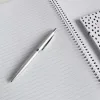 Golyóstoll 0,8mm, fém, rozsdamentes acél test, díszdobozban Bluering® Metal, írásszín kék