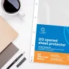 Genotherm lefűzhető, A4, 100 micron narancsos belül 2/3 részben nyitott 4 lyukú Bluering® 100 db/csomag,