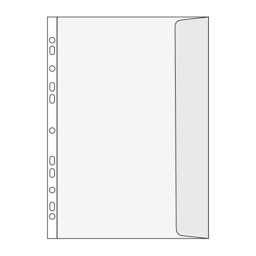 Genotherm lefűzhető, A4, 100 micron narancsos oldalt füles Bluering® 10 db/csomag,