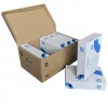 Archiváló konténer karton doboz fedeles 54x36x25cm, felfelé nyíló tetővel Bluering® barna