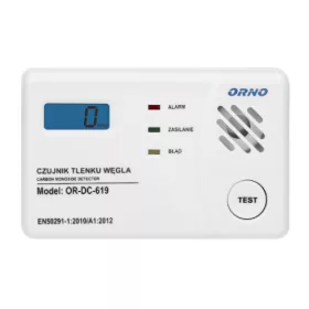 Orno OR-DC-619-TEST Szén-Monoxid Érzékelő