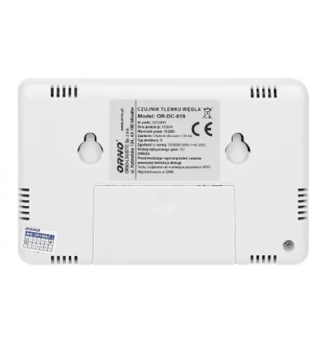 Orno OR-DC-619-TEST Szén-Monoxid Érzékelő