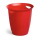 Papírkosár 16l, Durable Trend, áttetsző piros