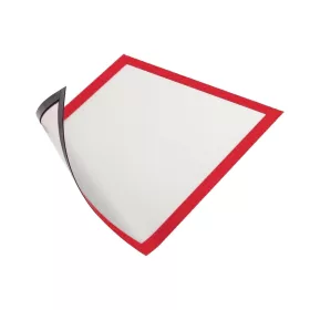   Infókeret A4, 5 db/csomag, Durable Duraframe® Magnetic piros