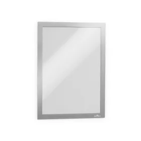   Infókeret A4, XXL csomag, 10 db/doboz, Durable Duraframe® ezüst