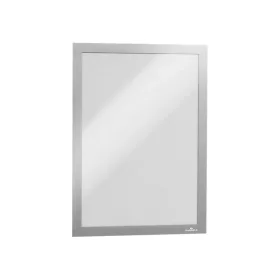  Infókeret A4, mágneses záródás, Durable Duraframe® ezüst