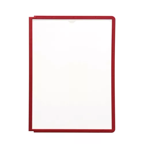 Bemutatótábla panel, A4, 5 db/csomag, Durable Sherpa piros