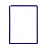 Bemutatótábla panel, A4, 5 db/csomag, Durable Sherpa kék