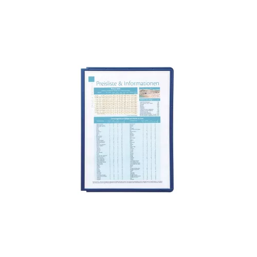 Bemutatótábla panel, A4, 5 db/csomag, Durable Sherpa kék