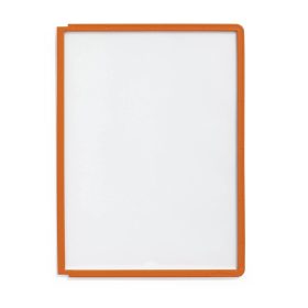   Bemutatótábla panel, A4, 5 db/csomag, Durable Sherpa narancs