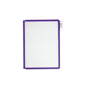 Bemutatótábla panel, A4, 5 db/csomag, Durable Sherpa lila