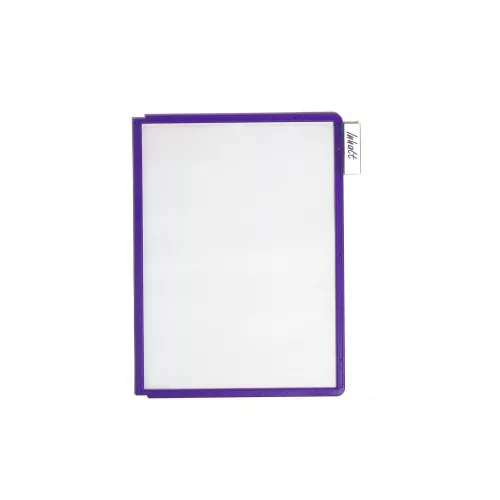 Bemutatótábla panel, A4, 5 db/csomag, Durable Sherpa lila