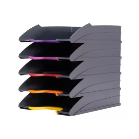   Irattálca műanyag 5 db/szett 770557 Durable Varicolor® antracit