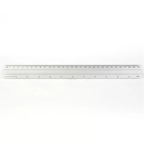 Vonalzó 30cm, alumínium Bluering®