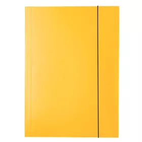 Gumis mappa A4, karton 15mm, Esselte Economy sárga