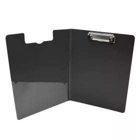 Felírótábla fedeles extra merev A4, PP Bluering® fekete