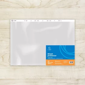   Genotherm lefűzhető, A3, 120 micron álló, víztiszta Bluering® 25 db/csomag,