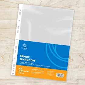   Genotherm lefűzhető, A4, 75 micron víztiszta Bluering® 100 db/csomag,
