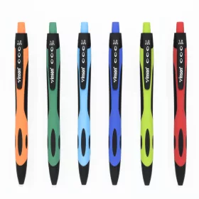   Golyóstoll nyomógombos 1,0mm Vinson Fine 1008 vegyes displ 36 db/display