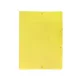 Gumis mappa A4, műanyag Bluering® sárga