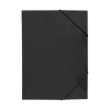 Gumis mappa A4, 300g. karton sarok gumírozással Bluering®, fekete