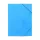 Gumis mappa A4, 350g. karton sarok gumírozással Bluering®, kék