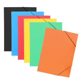   Gumis mappa A4, 300g. karton sarok gumírozással Bluering®, sárga