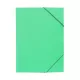 Gumis mappa A4, 300g. karton sarok gumírozással Bluering®, zöld